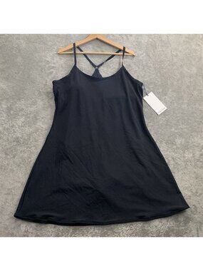 Outdoor Voices L Exercise Dress Women XXL Black Racerback Active Mini Athleisure